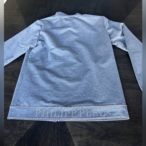 PHILLIP PLEIN • Luxury • Zip Up with crystals • SIZE 38 or Medium - Picture 10 of 11